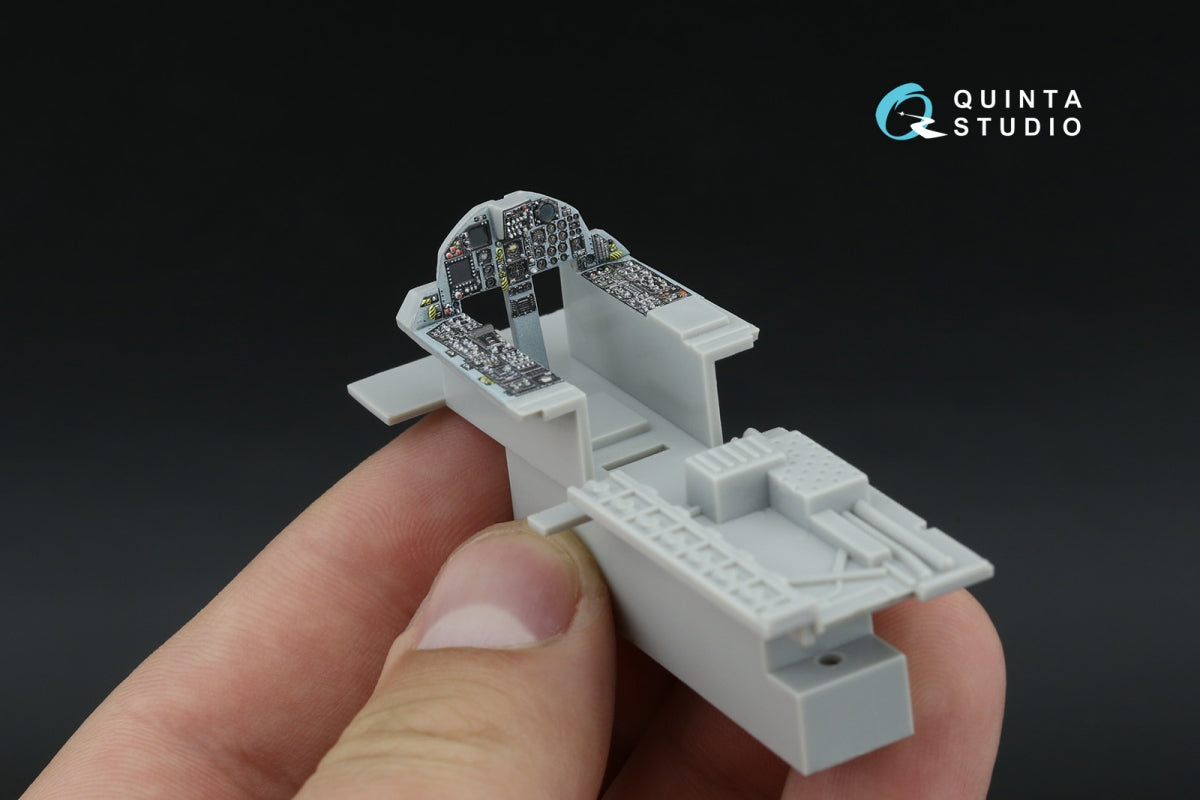 Quinta Studio QDS-48598 F-15C Late/F-15J Late 3D-Printed &amp;amp; colored Interior on decal paper (Hasegawa) (Small version) 1/48 – image 9