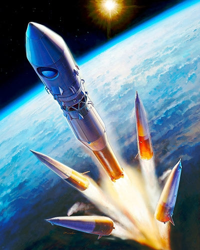 Zvezda 7501 Launch vehicle Vostok-1 1/144