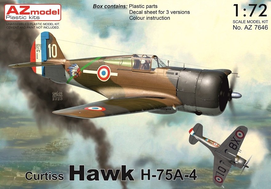 AZ Model AZ7646 Curtiss Hawk H-75A-4 1/72