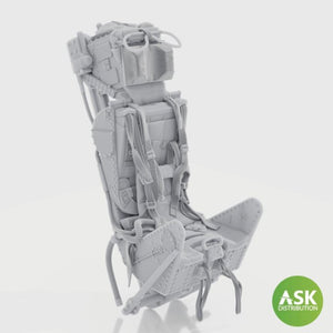 Art Scale Kit A32038 Ejection Seat - M.B Mk.2E with Seat Belts, with Survival Pack, rec. for Gloster Meteor, Revell 1/32 – imagen 4