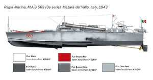 Italeri 5626 MAS 563/568 with crew 1/35 – image 3