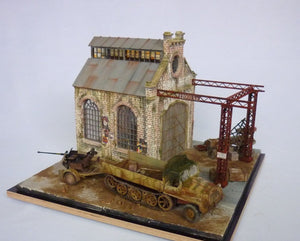 RT-Diorama 35292 Diorama-Base: &amp;quot;Railroad Shed&amp;quot; 1/35 – image 13