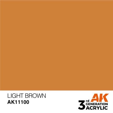 AK Interactive AK11100 LIGHT BROWN – STANDARD 17ml