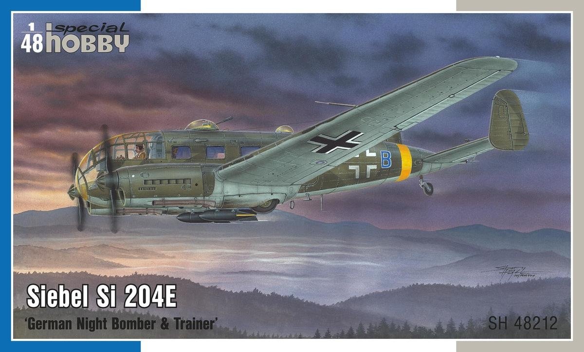 Special Hobby 48212 Siebel Si 204E &amp;#39;German Night Bomber &amp;amp; Trainer&amp;#39; 1/48