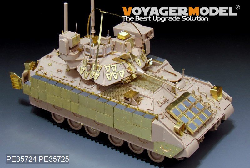 Voyager Model PE35724 Modern US Army M3A3 BRADLEY w/BUSK III IFV Basic B ver include Gun barrel (For MENG SS-006) 1/35 – Bild 3