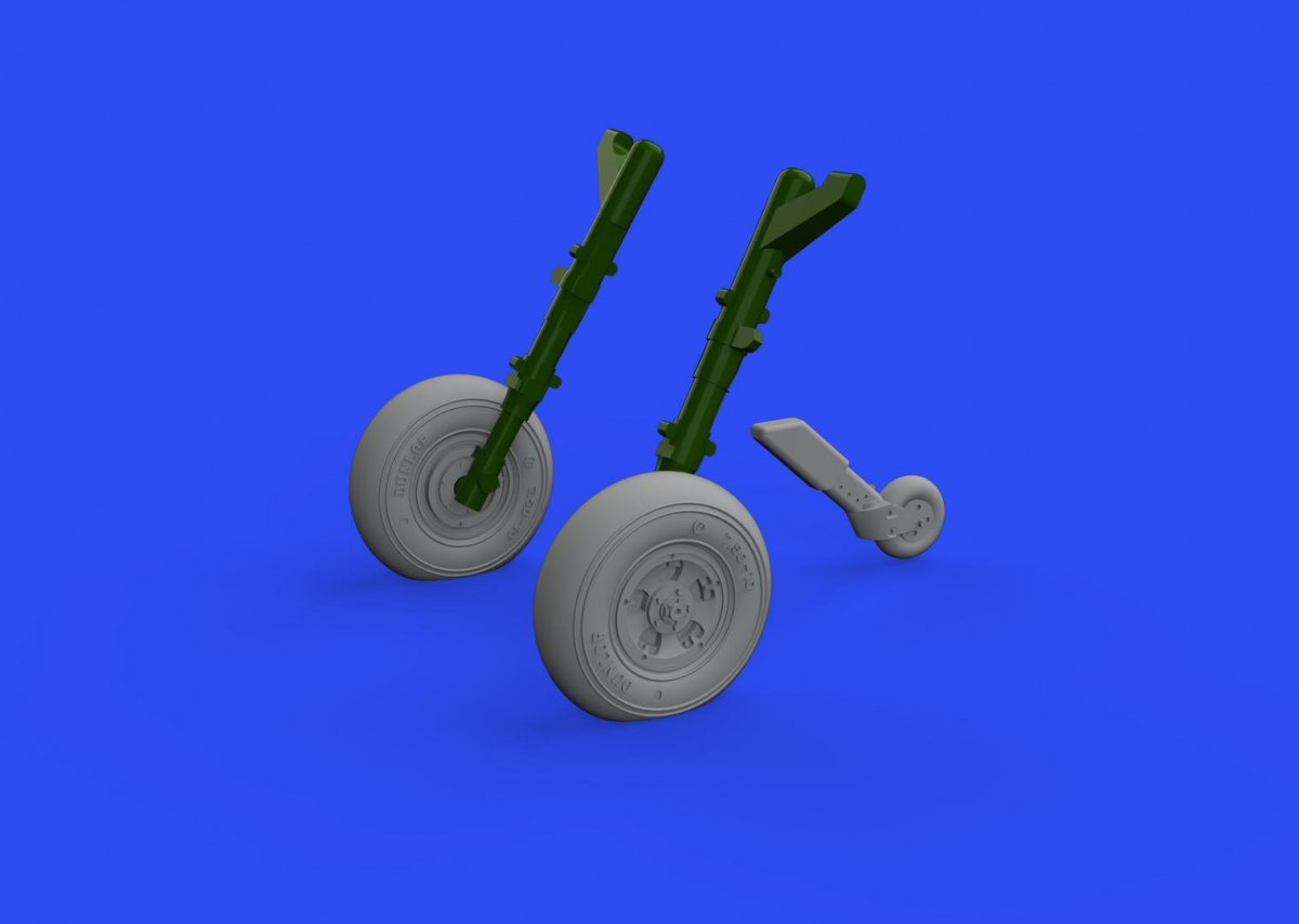Eduard 672249 Spitfire Mk. Vc wheels for Airfix 1/72 – image 3