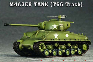 Trumpeter 07225 M4A3E8 TANK (T66 Track) 1/72