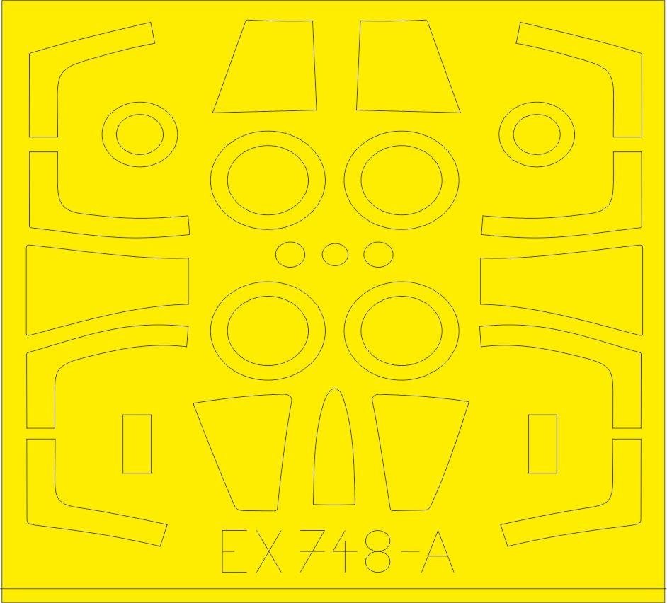 Eduard EX748 F-104DJ TFace for Kinetic Model 1/48