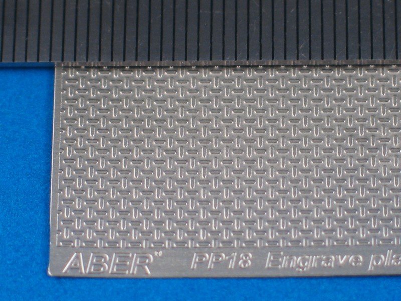 Aber PP18 Engrave plate (140 x 77 mm) - German type II WW 1/24/25