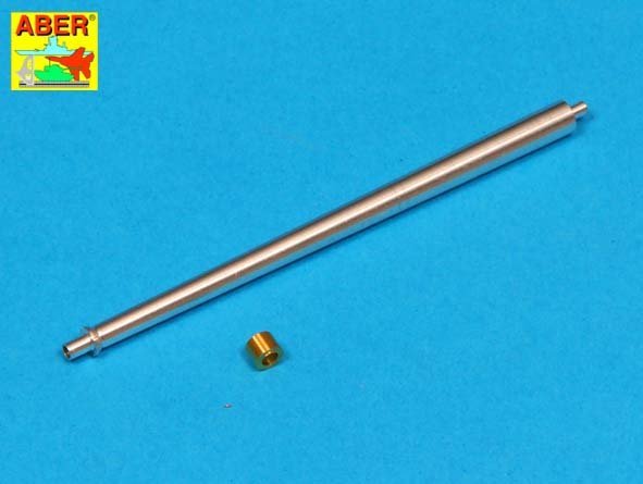 Aber 35L-138 US 76 mm M1A2 barrel with thread protector for Sherman M4 series tanks with M62 mount Tasca (1/35)