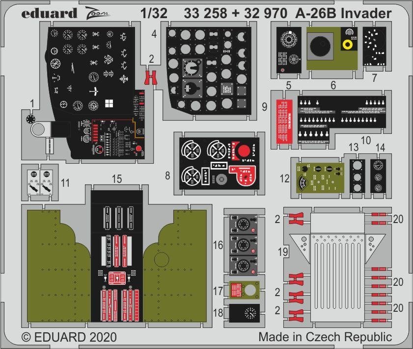 Eduard BIG33119 A-26B Invader part I 1/32 HOBBY BOSS – Bild 2