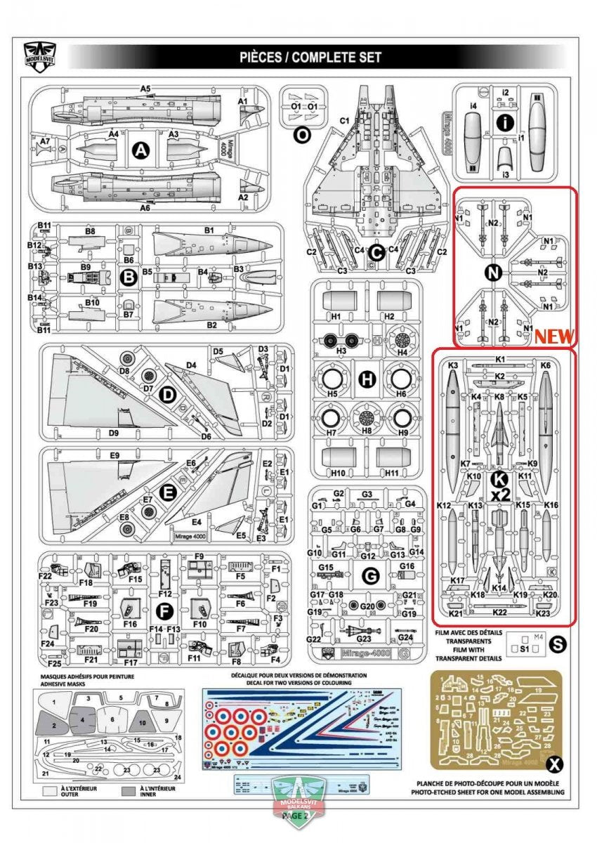 Modelsvit 72053 Mirage 4000 (upgraded version) 1/72 – image 5