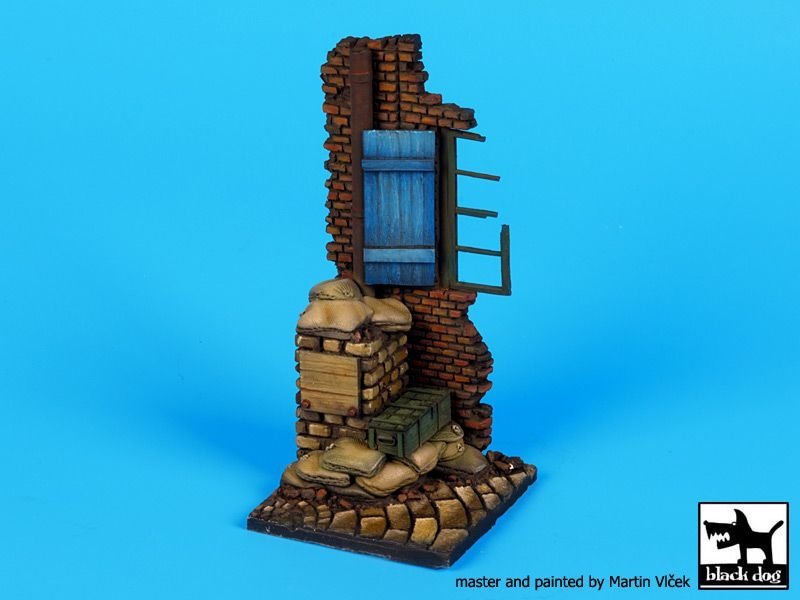 Black Dog D35058 House corrner N°3 base 1/35 – obrázek 5