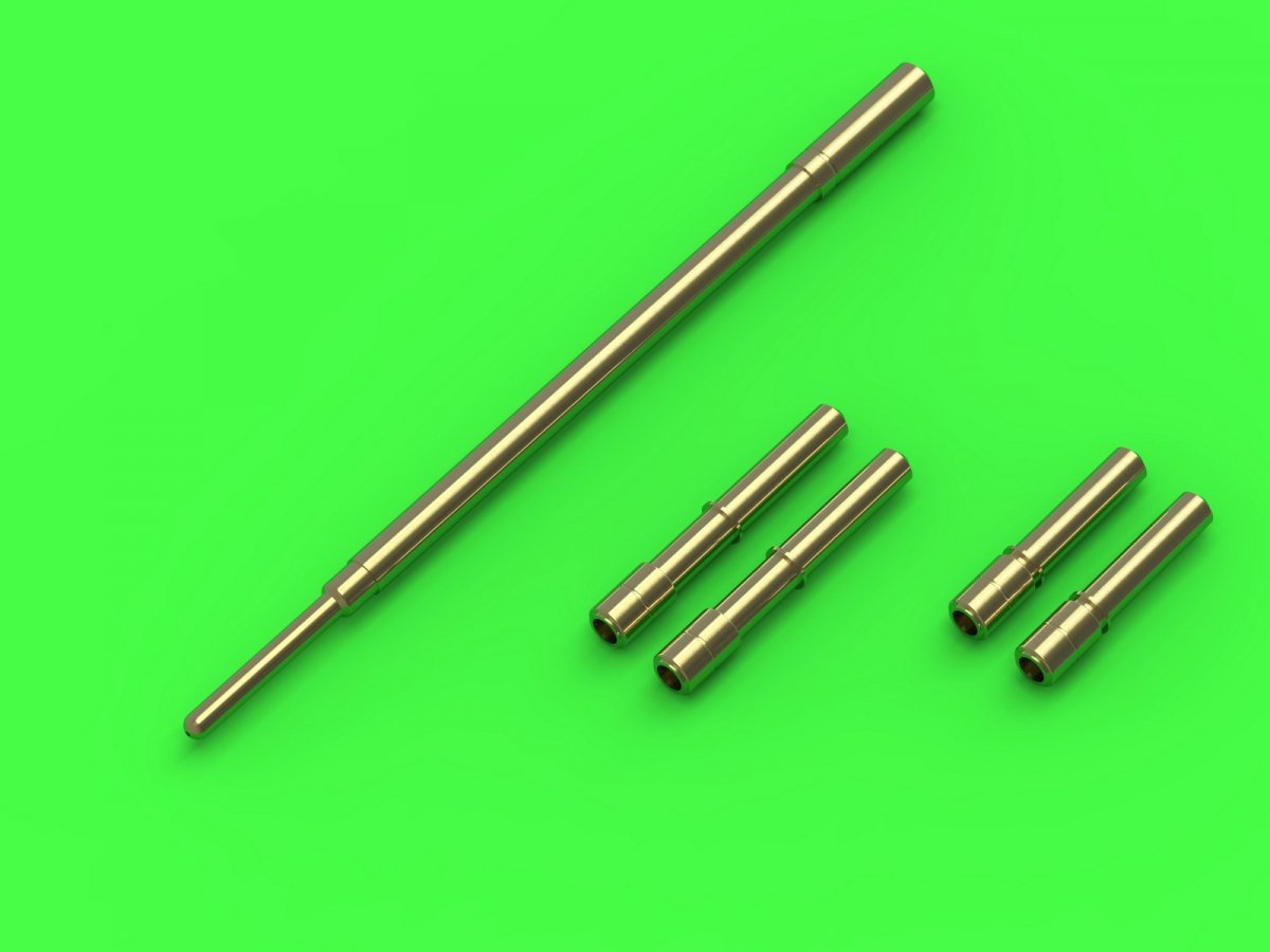Master AM-32-096 Hawker Tempest Mk.II/V/VI and Hawker Fury/Sea Fury - Hispano Mk.V barrel tips and pitot tube (1/32)