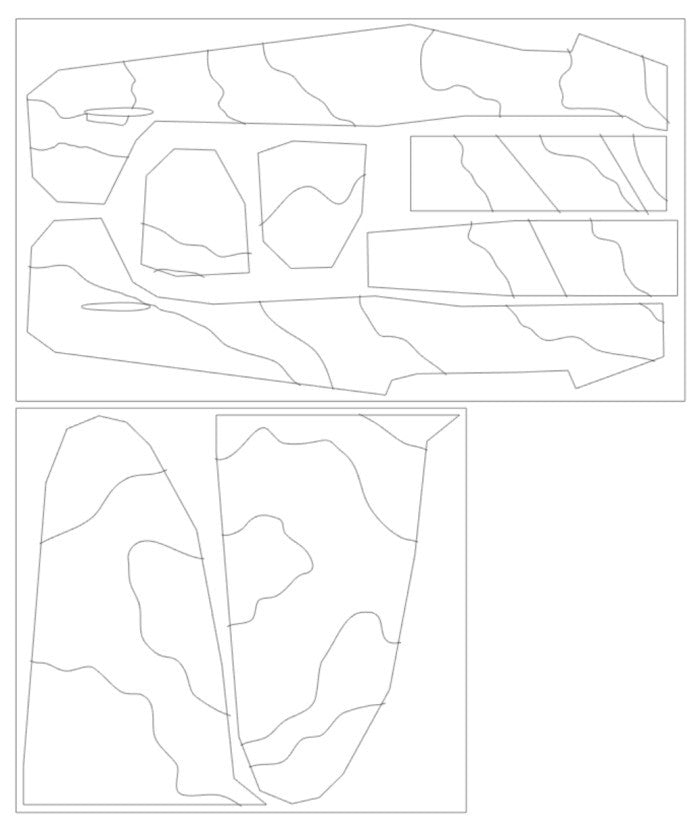 Omask 44008 Spitfire Mk.II camouflage surfaces F.Fajtl camo J (for Eduard 11146) 1/48