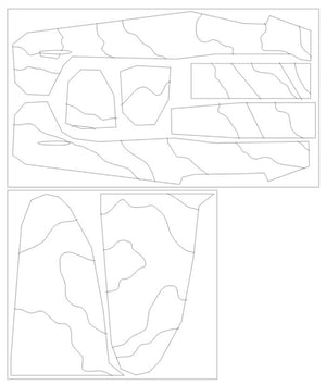 Omask 44008 Spitfire Mk.II camouflage surfaces F.Fajtl camo J (for Eduard 11146) 1/48