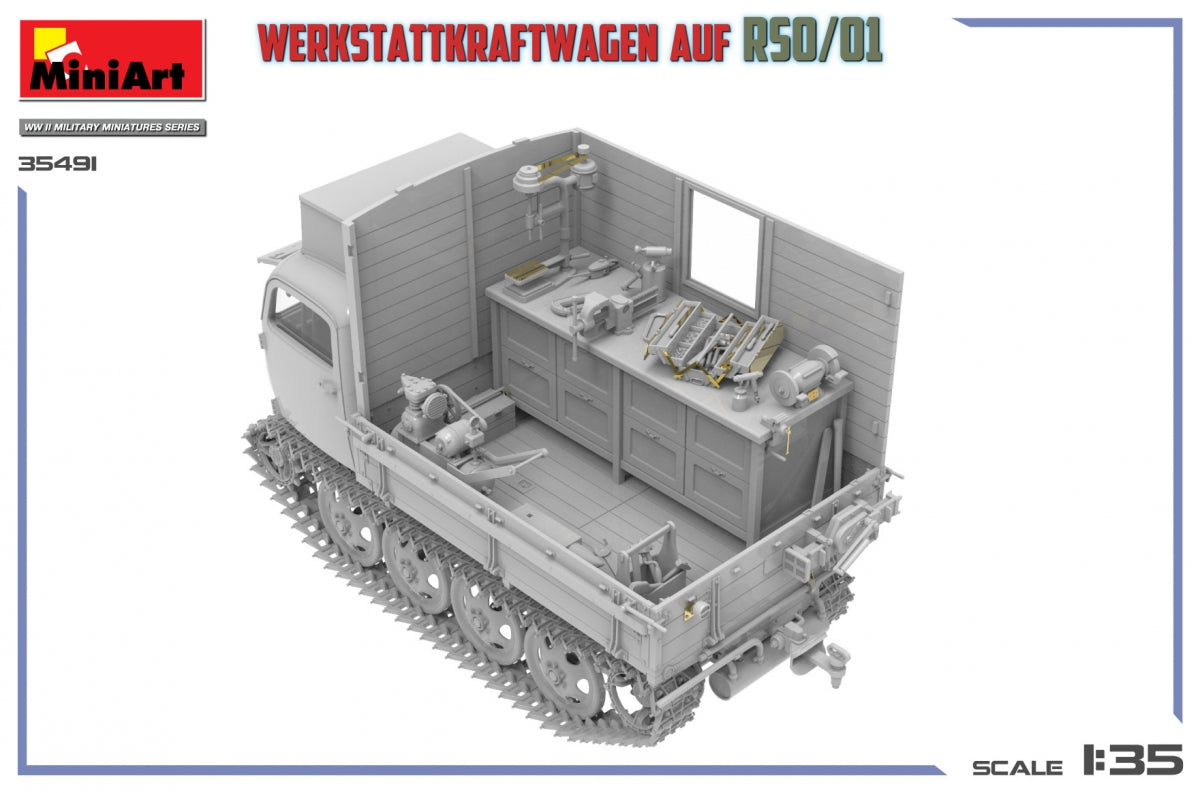 MiniArt 35491 Werkstattkraftwagen Auf RSO/01 1/35