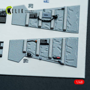KELIK K48146 RF-4E - interior 3D decals for Hasegawa kit 1/48 – zdjęcie 3