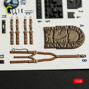 KELIK K48165 Westland Lysander Mk.III - interior 3D decals for Eduard kit 1/48 – Bild 5