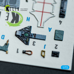 KELIK K72227 Harrier Gr3 (Late) - interior 3D decals for Italeri kit 1/72 – zdjęcie 3