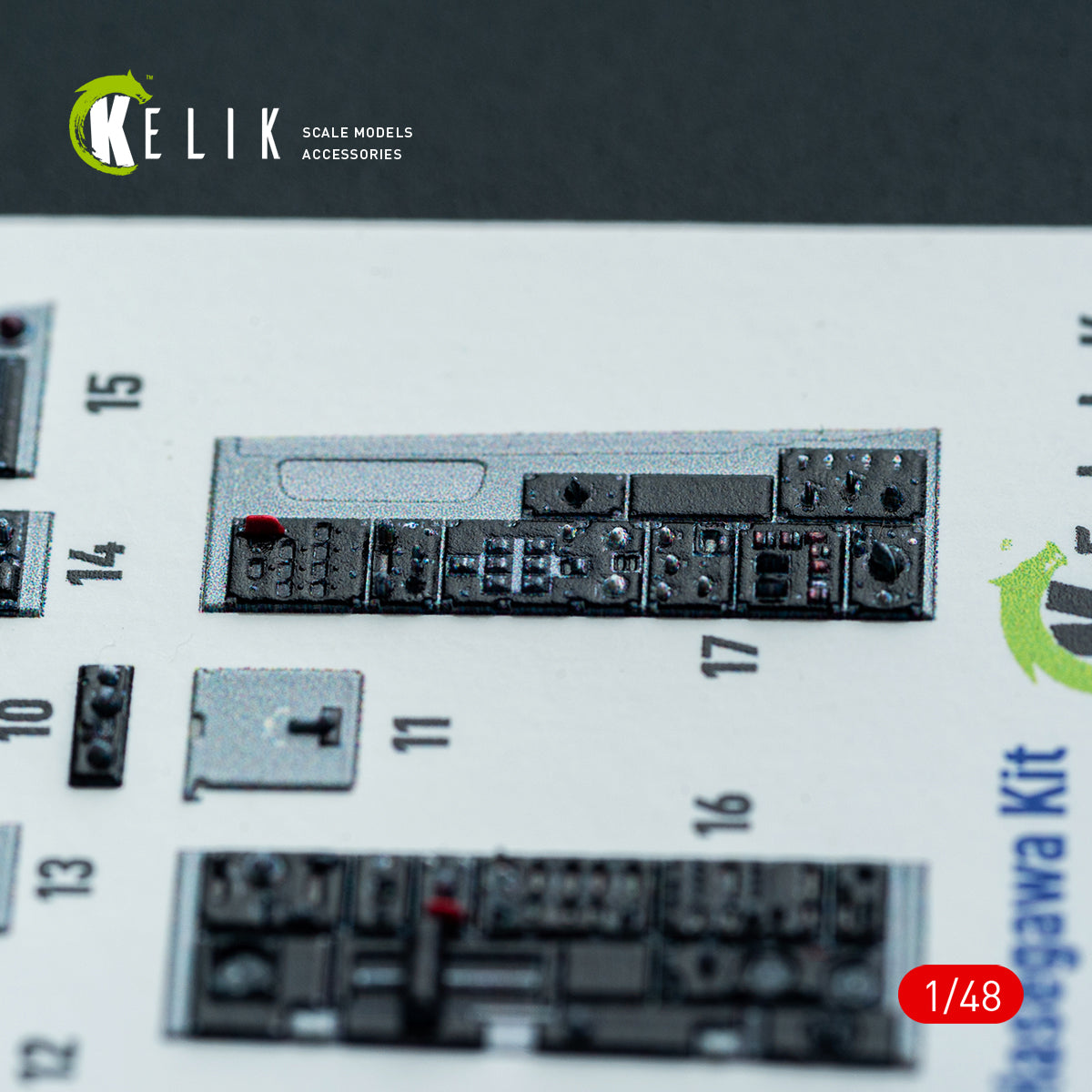KELIK K48146 RF-4E - interior 3D decals for Hasegawa kit 1/48 – zdjęcie 12