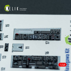 KELIK K48146 RF-4E - interior 3D decals for Hasegawa kit 1/48 – zdjęcie 12
