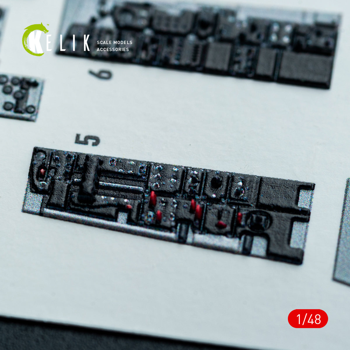 KELIK K48146 RF-4E - interior 3D decals for Hasegawa kit 1/48 – zdjęcie 14