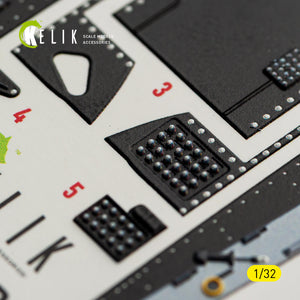 KELIK K32062 A-7D CORSAIR II - interior 30 decals for Trumpeter kit 1/32 – image 2