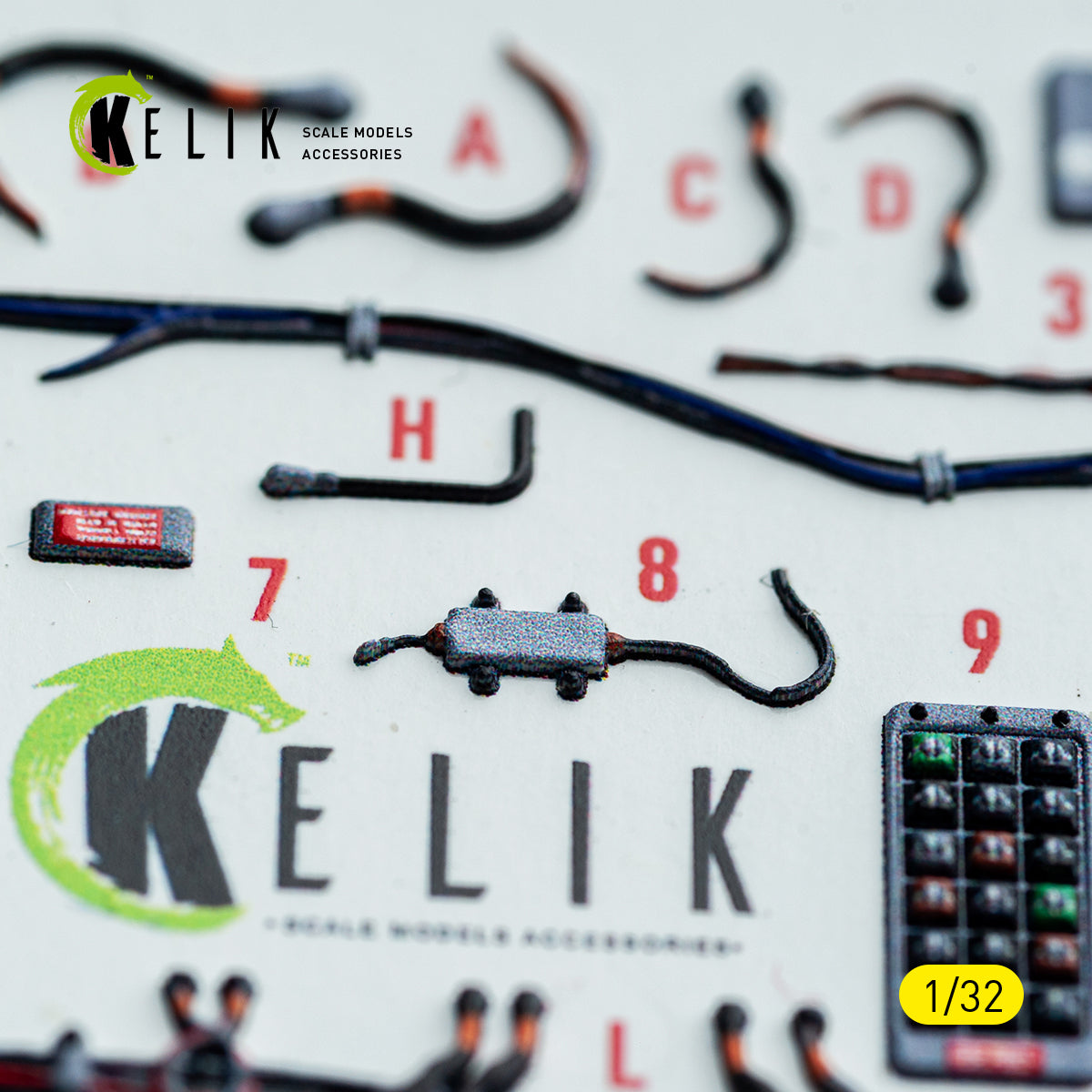 KELIK K32051 F-15C (early) - interior 30 decals for Tamiya kit 1/32 – zdjęcie 3