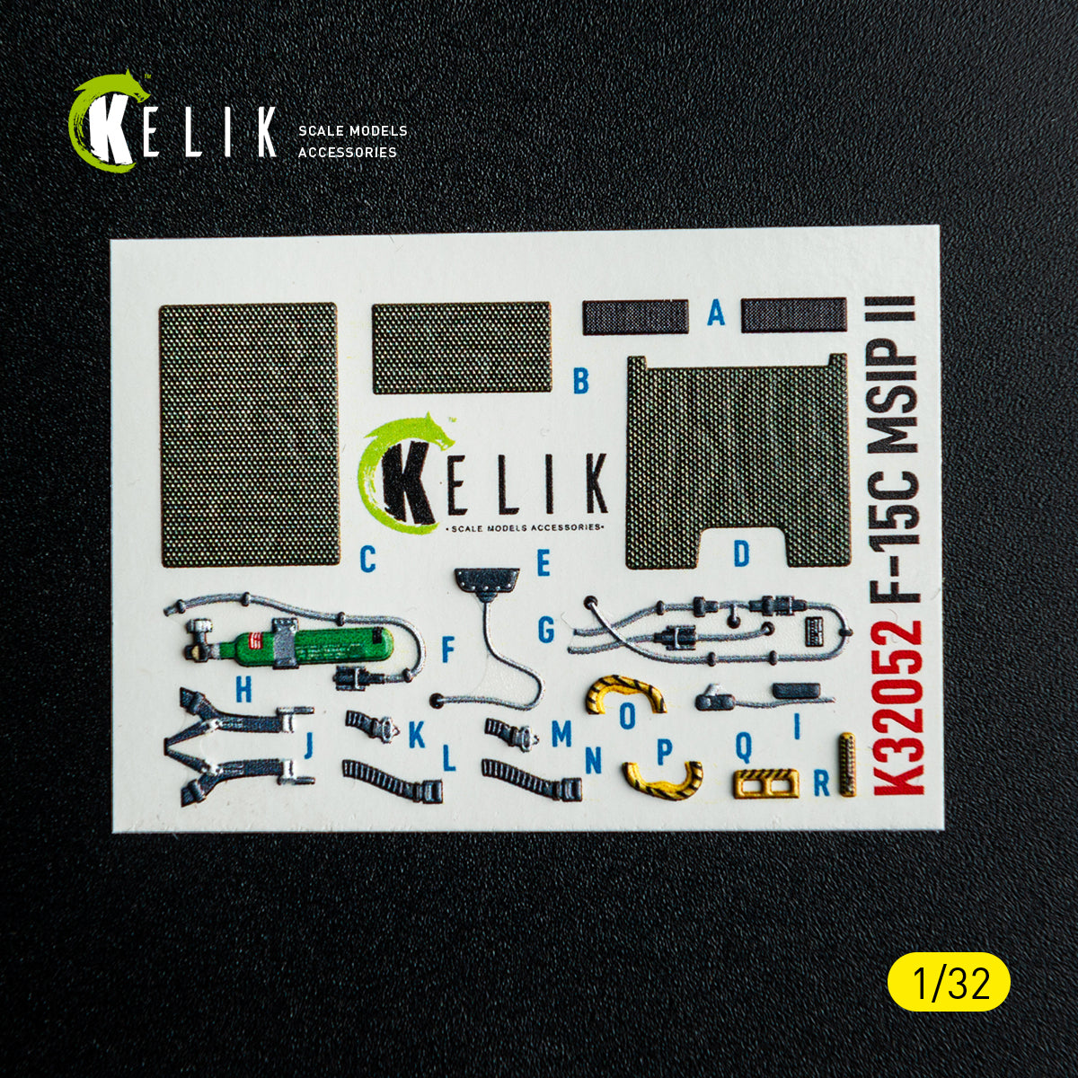 KELIK K32052 F-15C MSIP II - interior 3D decals for Tamiya kit 1/32 – image 9