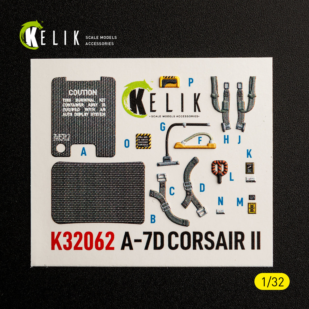 KELIK K32062 A-7D CORSAIR II - interior 30 decals for Trumpeter kit 1/32 – image 6
