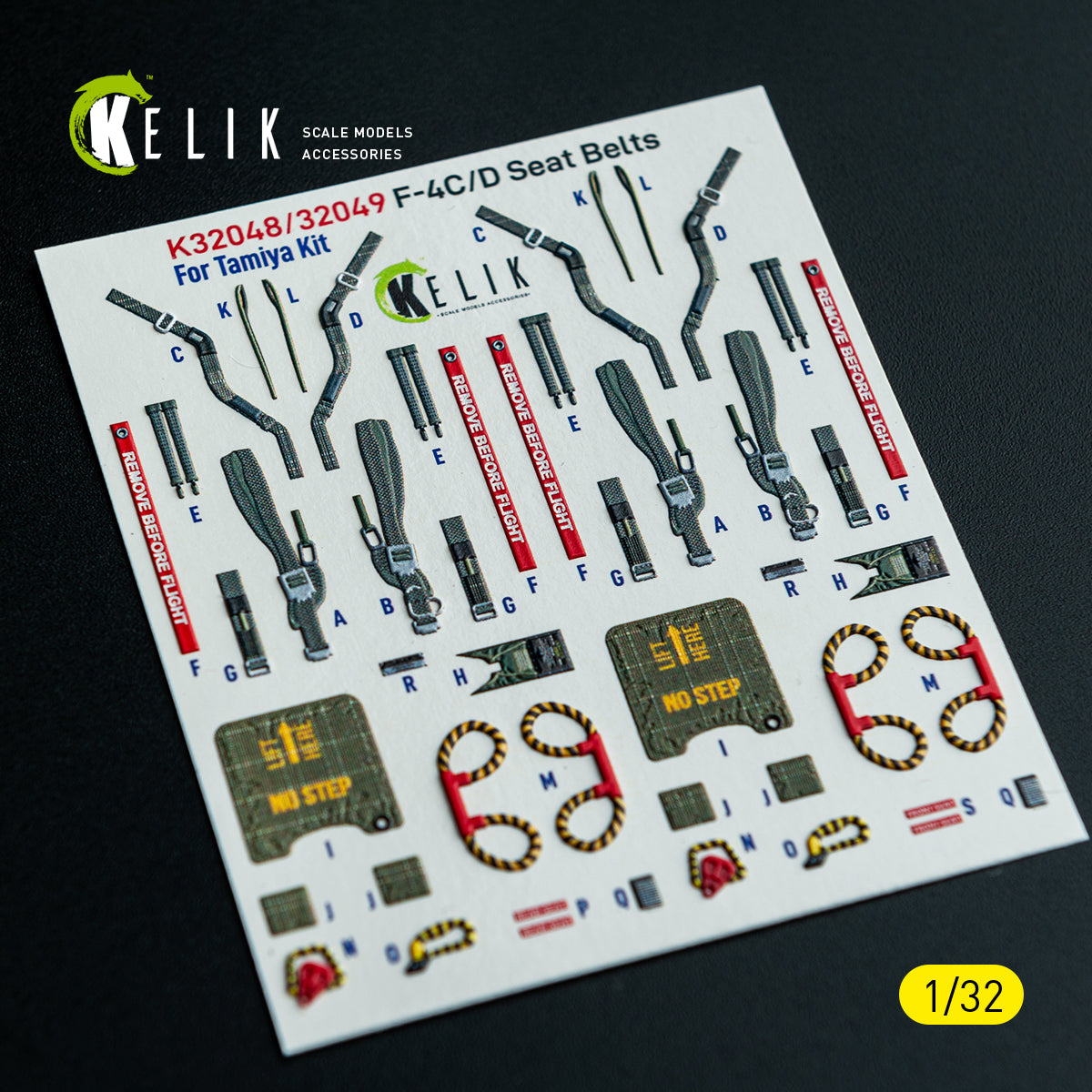 KELIK K32049 F-4D - interior 3D decals for Tamiya kit 1/32 – image 14