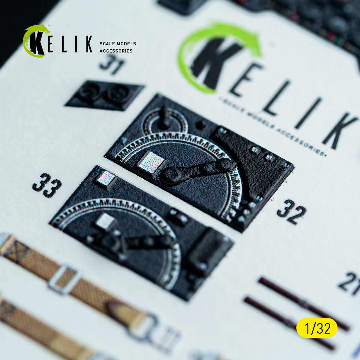 KELIK K32050 Ju-870 - interior 3D decals for Hasegawa kit 1/32 – immagine 5