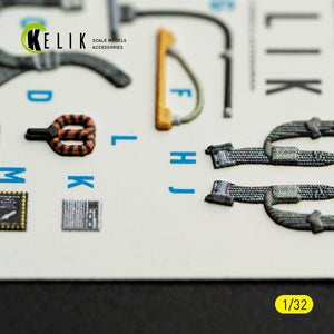 KELIK K32063 A-7E CORSAIR II - interior 3D decals for Trumpeter kit 1/32 – immagine 8