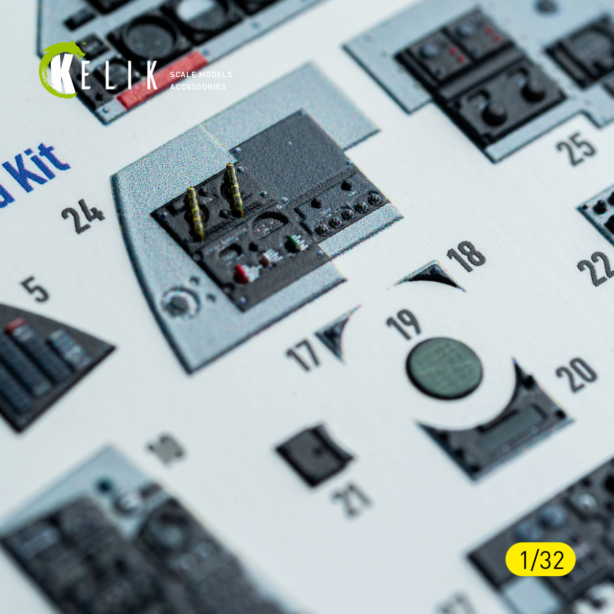 KELIK K32048 F-4C - interior 3D decals for Tamiya kit 1/32 – image 10