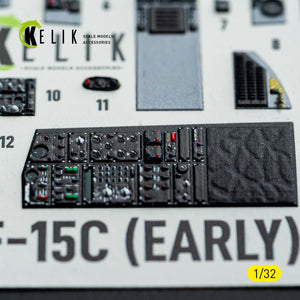 KELIK K32051 F-15C (early) - interior 30 decals for Tamiya kit 1/32 – zdjęcie 11
