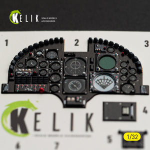 KELIK K32062 A-7D CORSAIR II - interior 30 decals for Trumpeter kit 1/32 – image 9