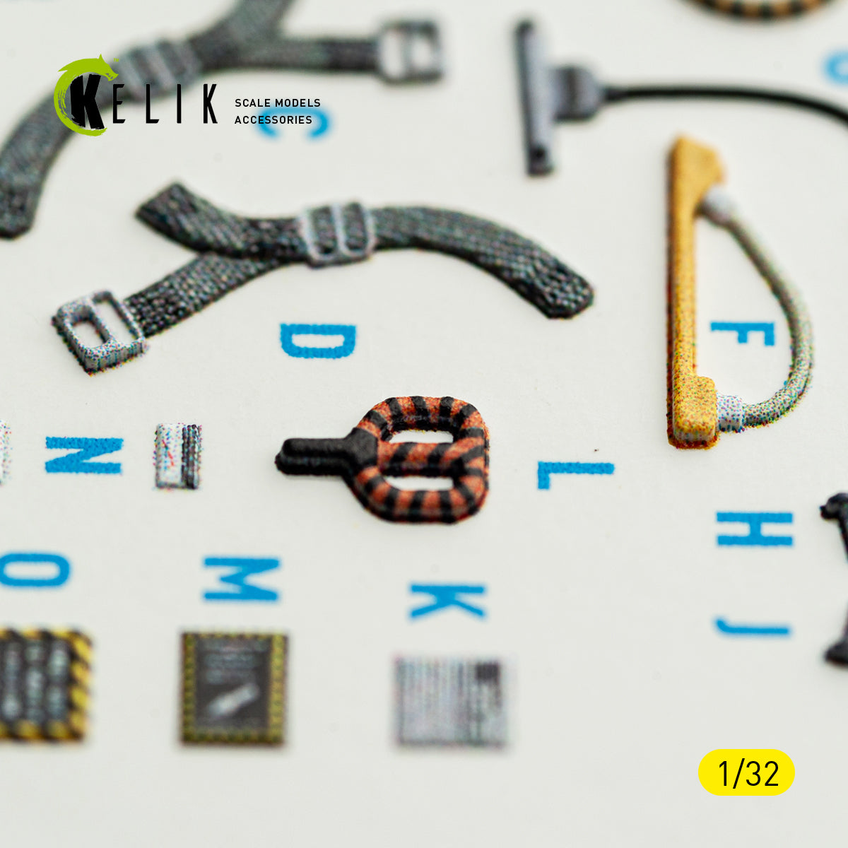 KELIK K32063 A-7E CORSAIR II - interior 3D decals for Trumpeter kit 1/32 – immagine 10