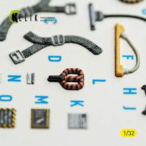 KELIK K32063 A-7E CORSAIR II - interior 3D decals for Trumpeter kit 1/32 – immagine 10