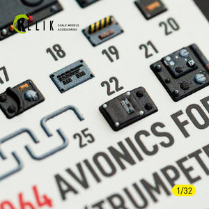 KELIK K32064 Avionics for A-7E/D CORSAIR II - exterior 3D decals for Trumpeter kit 1/32 – image 7