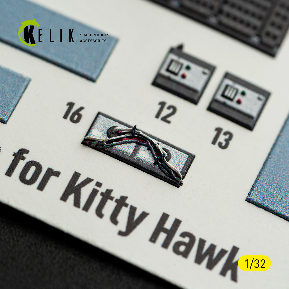 KELIK K32054 0V-10A/C Bronco - interior 3D decals for Kitty Hawk/Zimi models kit 1/32 – immagine 8