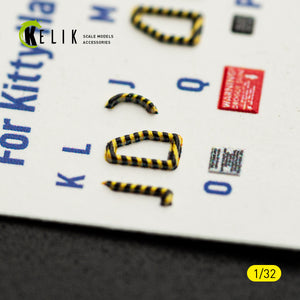 KELIK K32058 RF-5E - interior 3D decals for Kitty Hawk/Zimi models kit 1/32 – obrázek 8