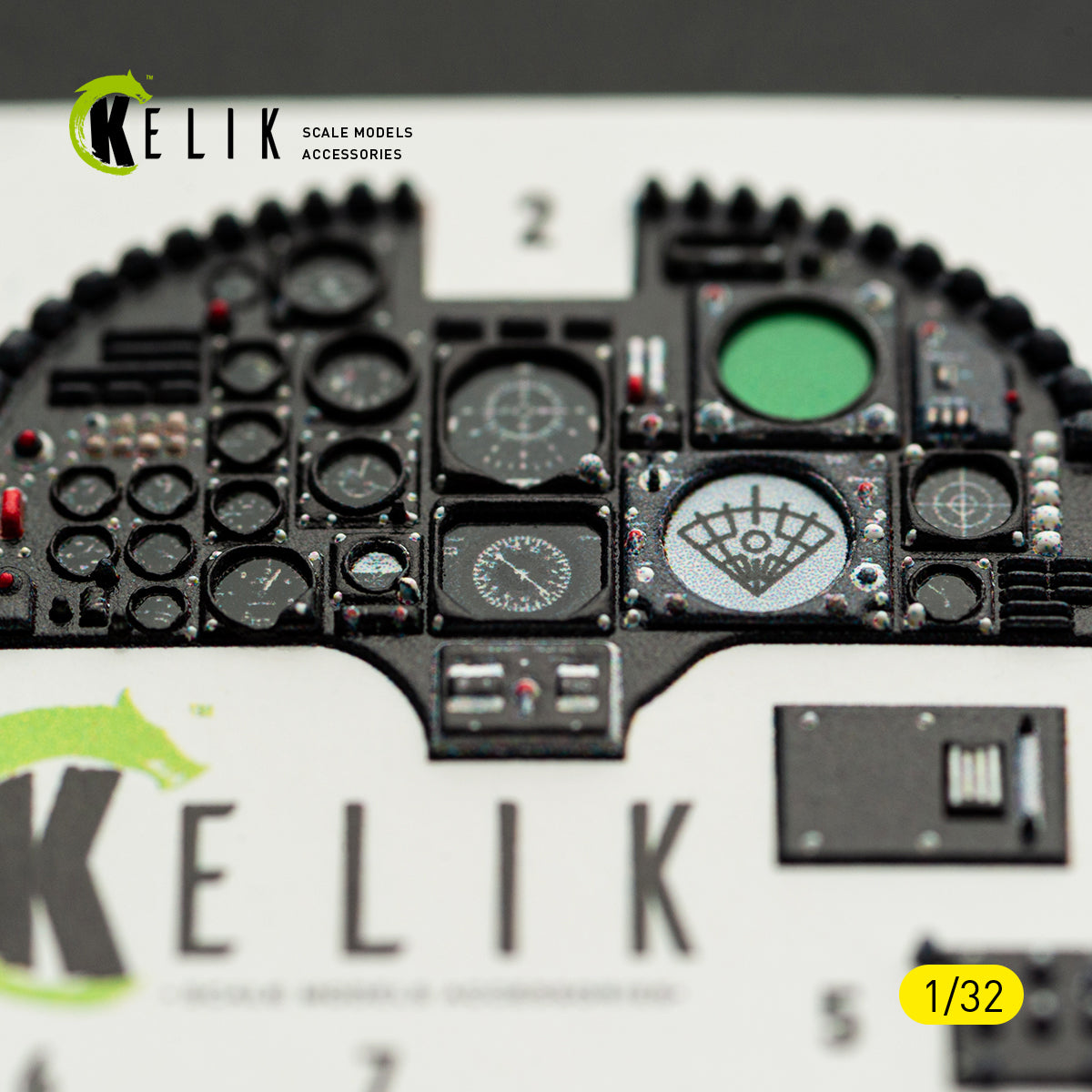 KELIK K32063 A-7E CORSAIR II - interior 3D decals for Trumpeter kit 1/32 – immagine 12