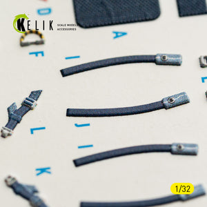 KELIK K32054 0V-10A/C Bronco - interior 3D decals for Kitty Hawk/Zimi models kit 1/32 – immagine 10