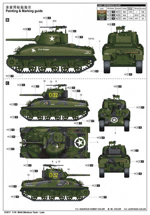 I Love Kit 61617 M4A1 Medium Tank - Late 1/16 – Bild 3