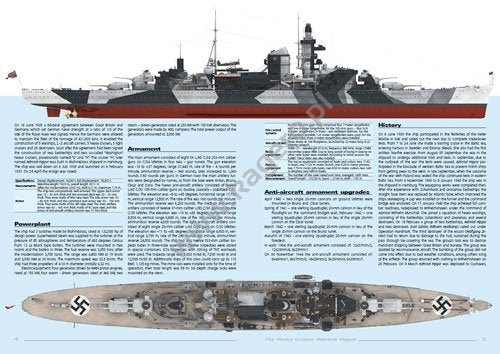 Kagero 16032 The German Cruiser Admiral Hipper EN – Bild 3