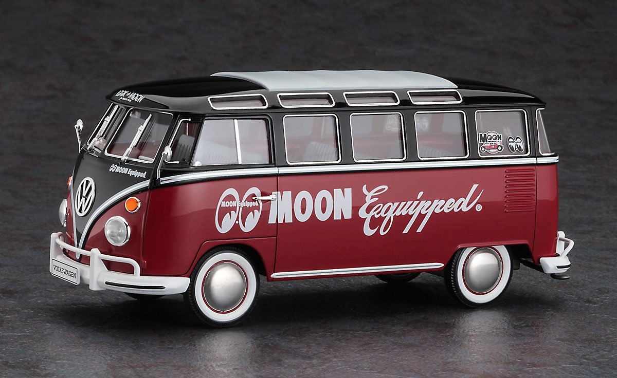 Hasegawa 20524 MOON Equipped Volkswagen Type2 Micro Bus 1/24 – Bild 3