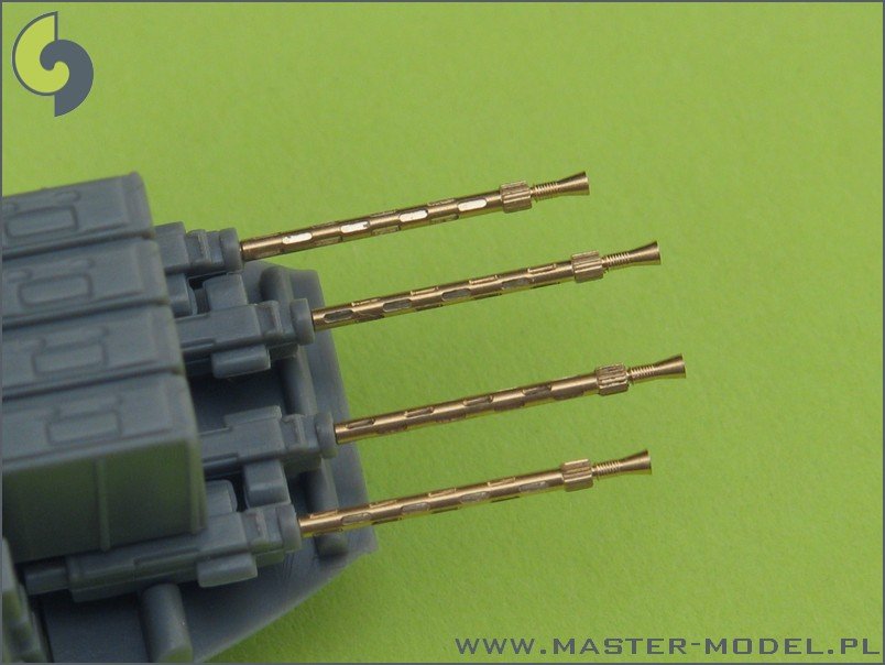 Master AM-48-026 British Mk 2 Browning .303 caliber (7.7mm) with flash hider (4pcs) (1/48) – immagine 3