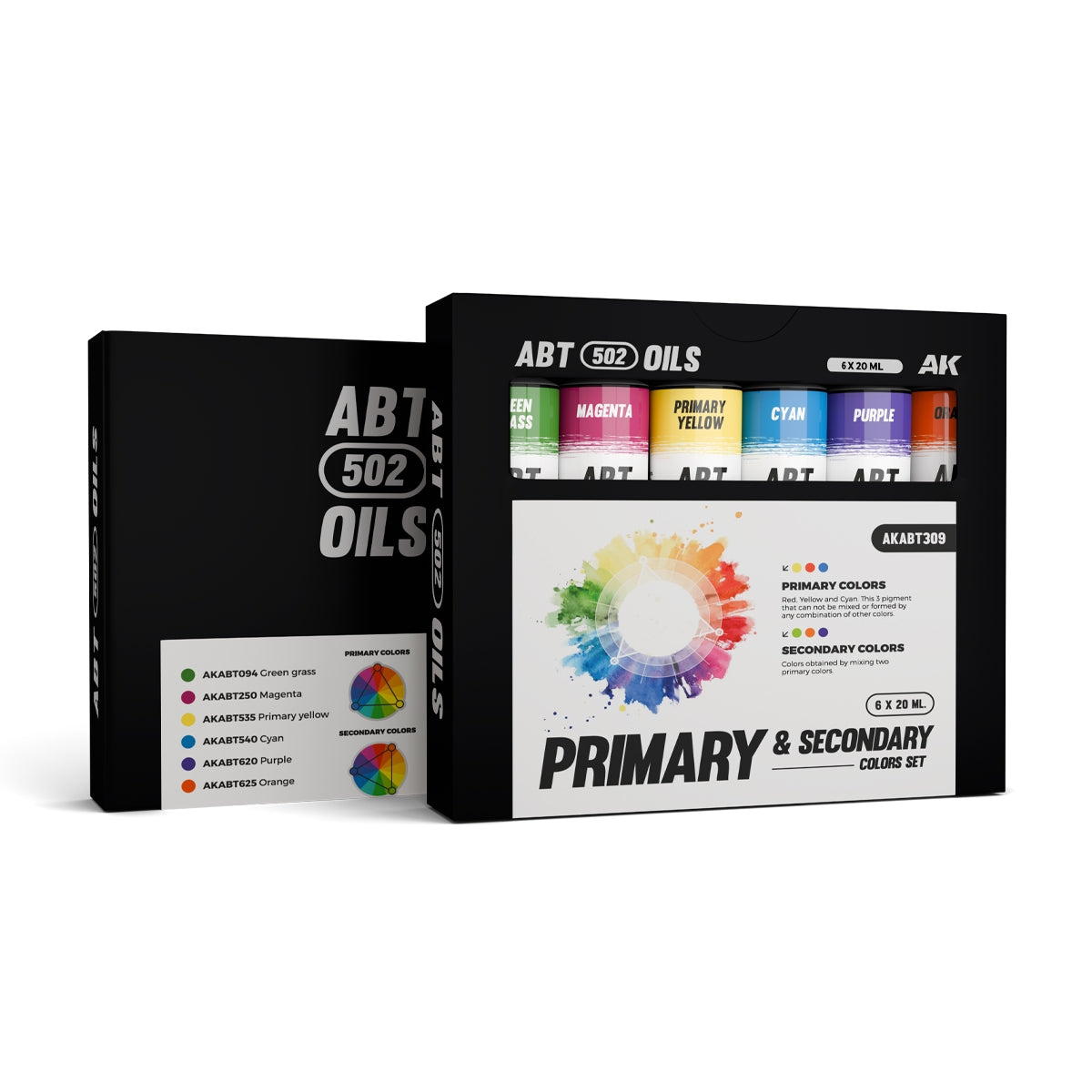 502 Abteilung ABT309 PRIMARY &amp;amp; SECONDARY COLORS SET 6x20ml – zdjęcie 2