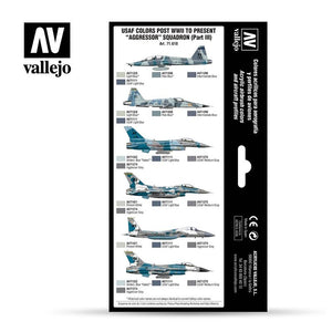 Vallejo 71618 USAF colors post WWII to present Aggressor Squadron Part III 8x17ml – Bild 2